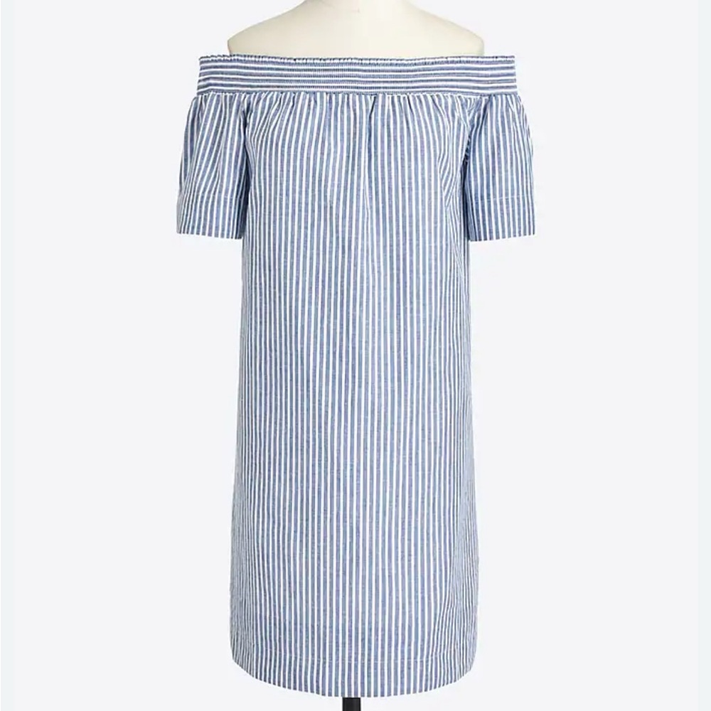 J Crew Factory Off The Shoulder Dress Size 6
